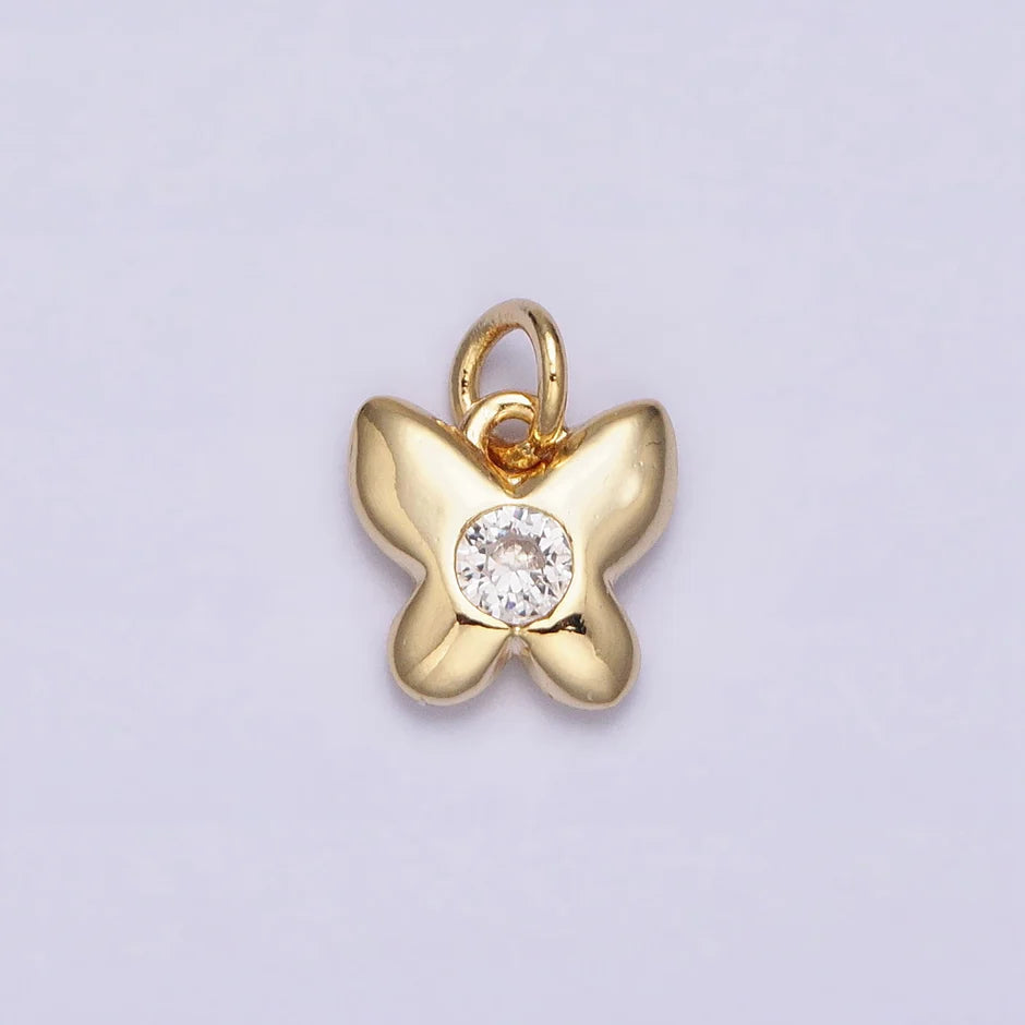 Butterfly CZ Charm