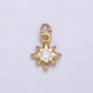 North Star CZ Charm