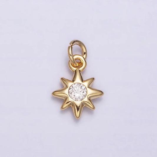 North Star CZ Charm