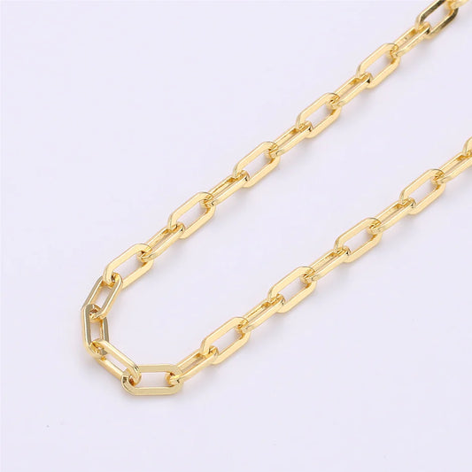 Rectangle Oval Paperclip Chain