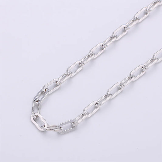 Rectangle Oval Paperclip Chain