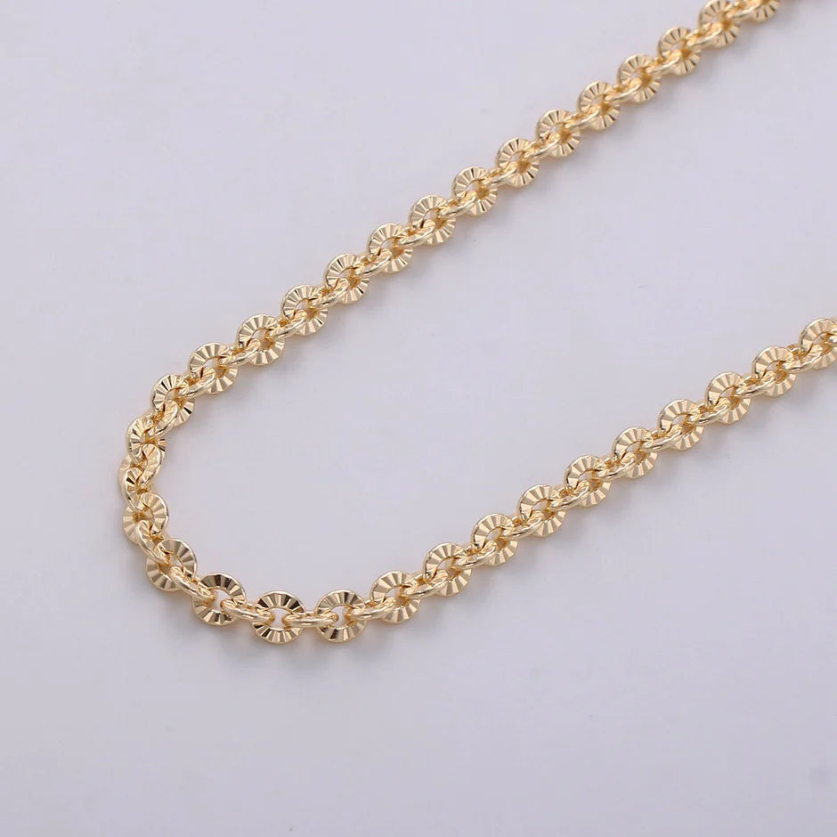 Textured Unique Rolo Chain